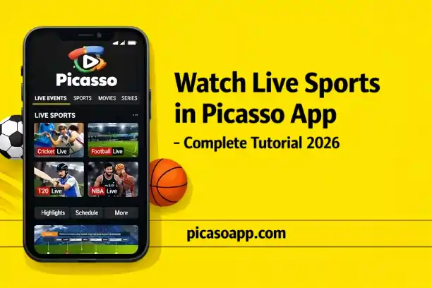 Watch Live Sports in Picasso App
